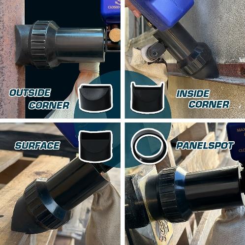 Air Dual Feeding Sandblaster Gun With Hose