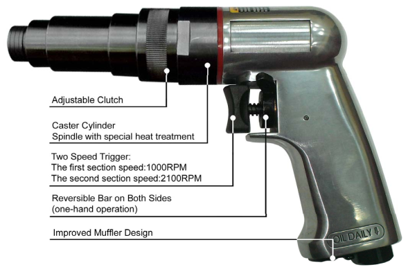 Adjustable Clutch Screwdriver (2100RPM)