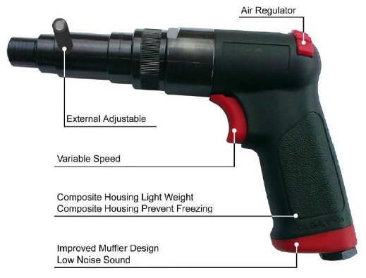 External Adjustable Clutch Screwdriver(800rpm)
